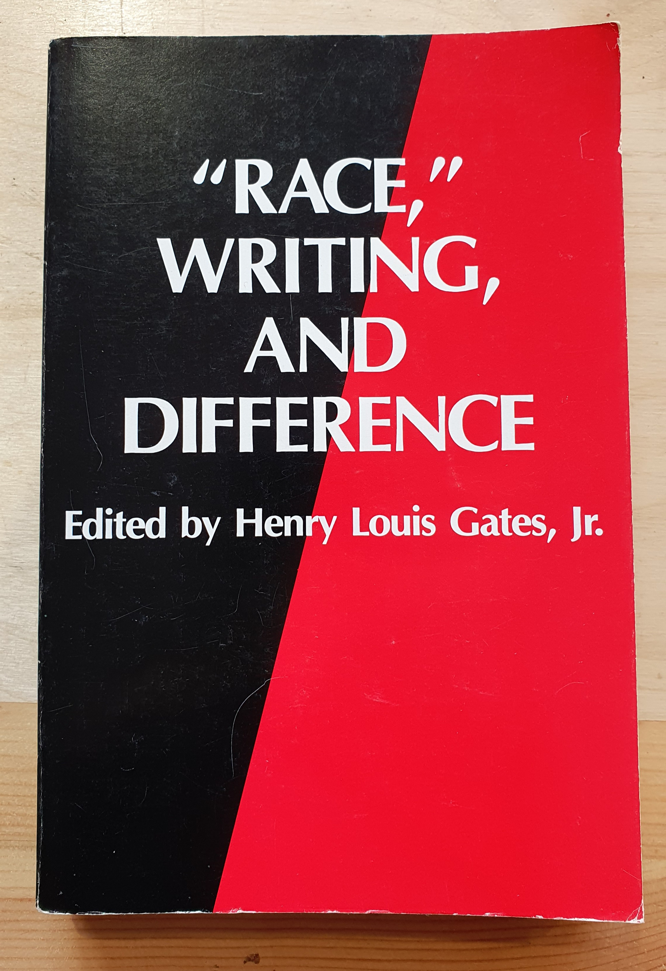 "Race," Writing, and Difference